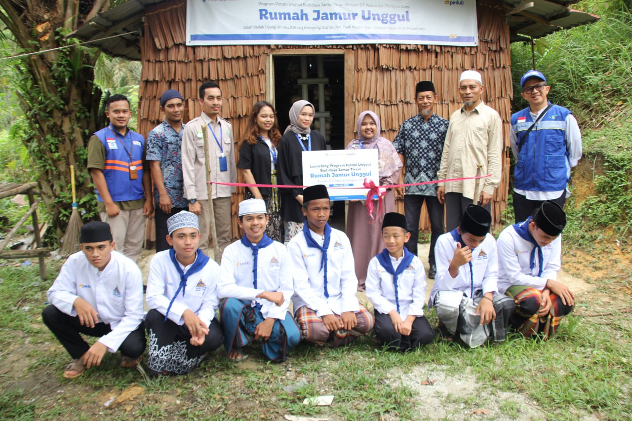 Dt Peduli Riau Resmikan Sumur Bor Dan Program Rumah Jamur Un Ul