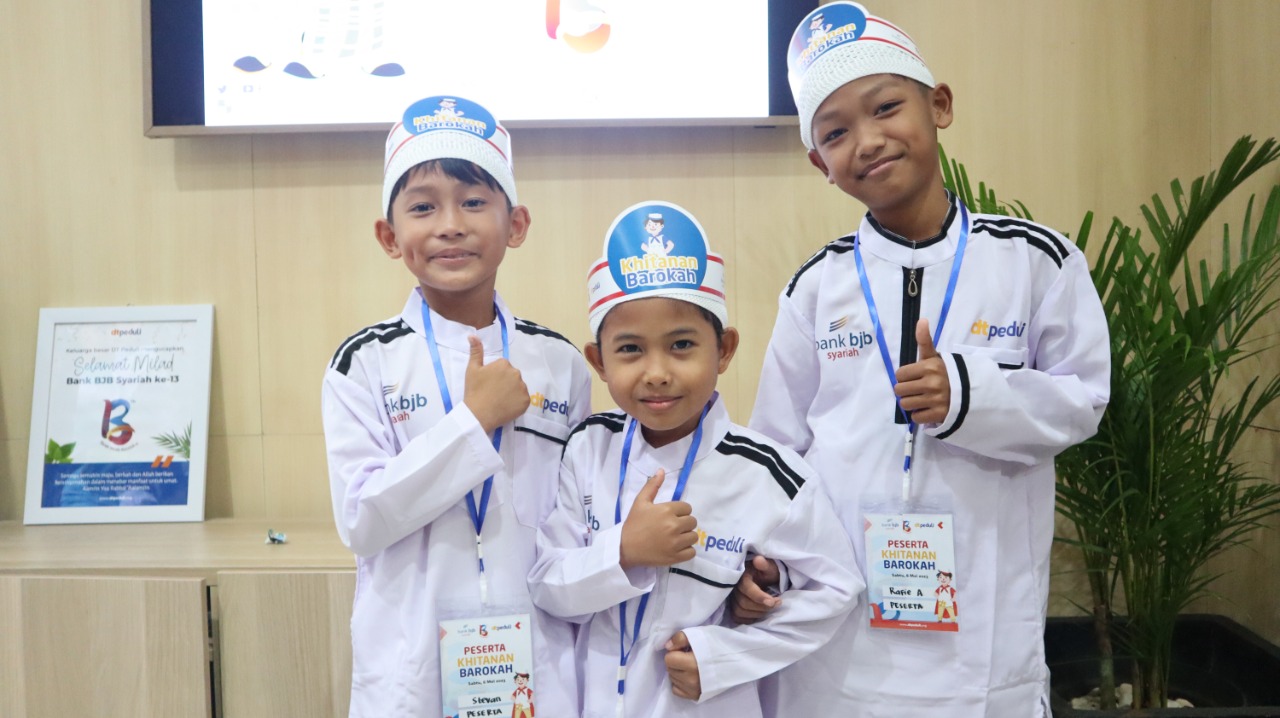 Jadi Peserta Khitanan Massal BJB Syariah, 45 Anak Dhuafa Senyum Sumringah