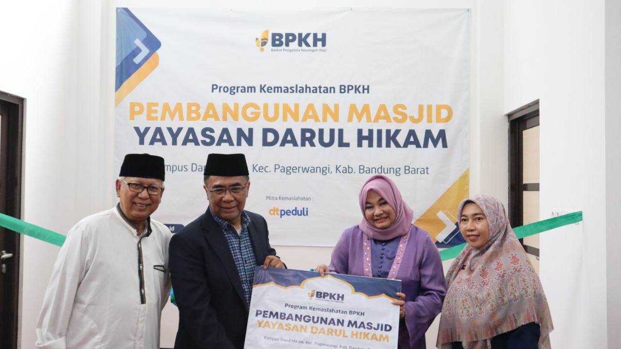 Bersama DT Peduli, BPKH Resmikan Pembangunan Masjid Yayasan Darul Hikam