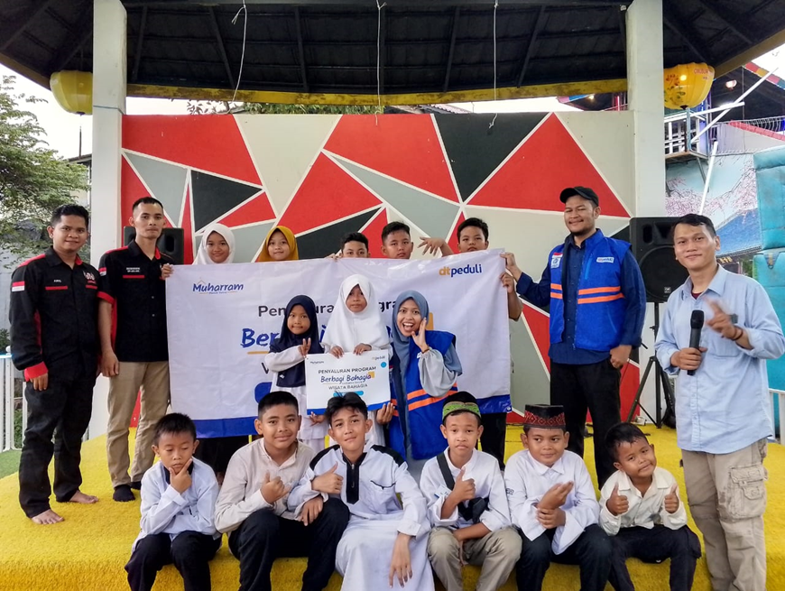 DT Peduli Depok Ajak 13 Anak Yatim Wisata Bahagia di Cibubur Garden