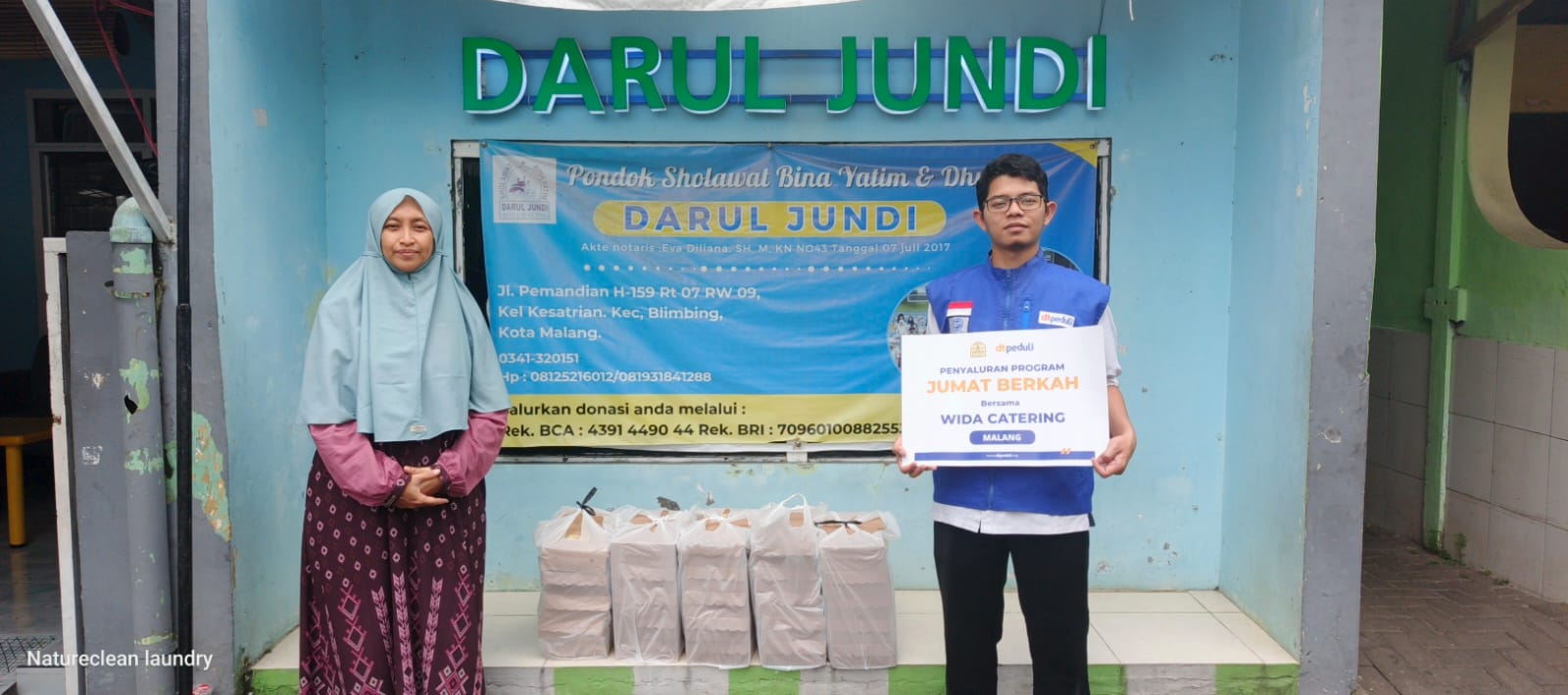 Kembali Hadirkan Manfaat,  DT Peduli Malang dan Wida Catering Gelar Jumat Berkah